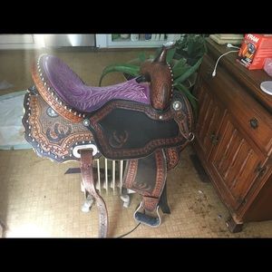 Las Vegas saddlery 15” custom saddle. Like new